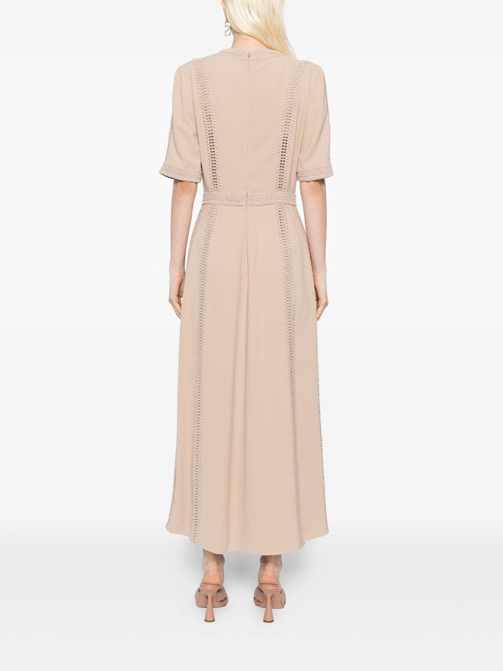 embellished-trim dress Product Image