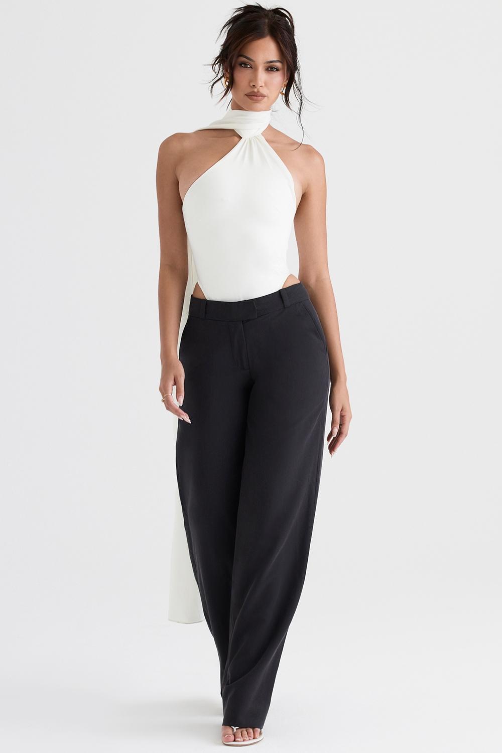 Cameron  grey loose fit trousers Product Image