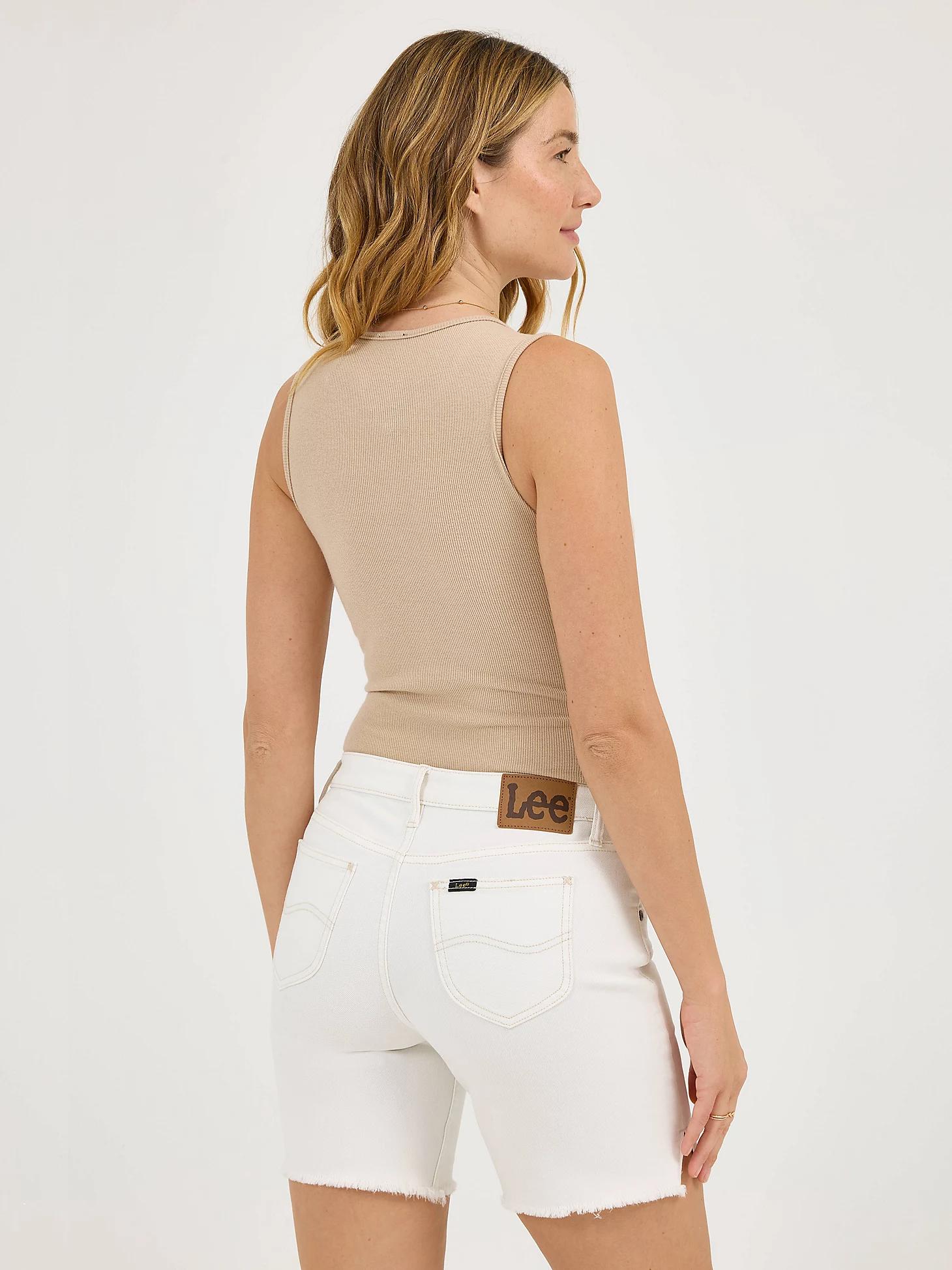 Women's Sleeveless Henley Button Front Bodysuit | Women's Tops & Tees | Lee® Product Image