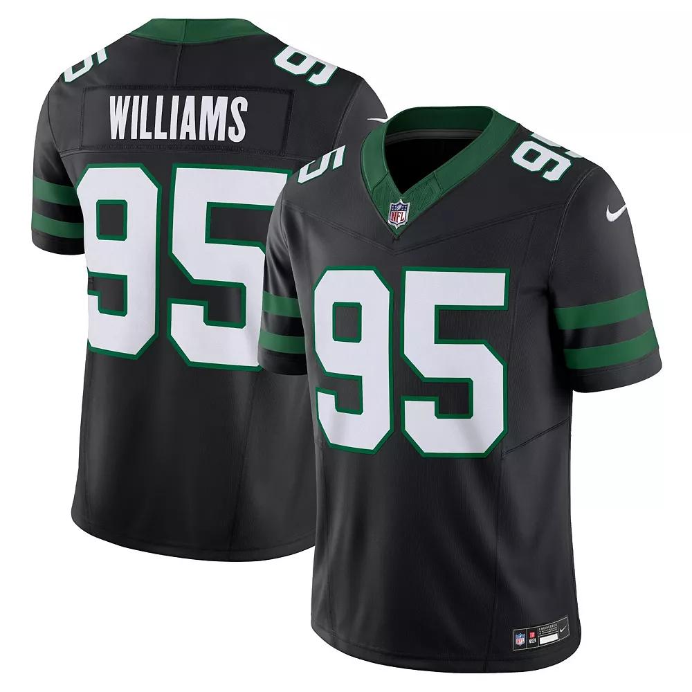 Men's Nike Quinnen Williams Legacy Black New York Jets Alternate Vapor F.U.S.E. Limited Jersey,  Product Image