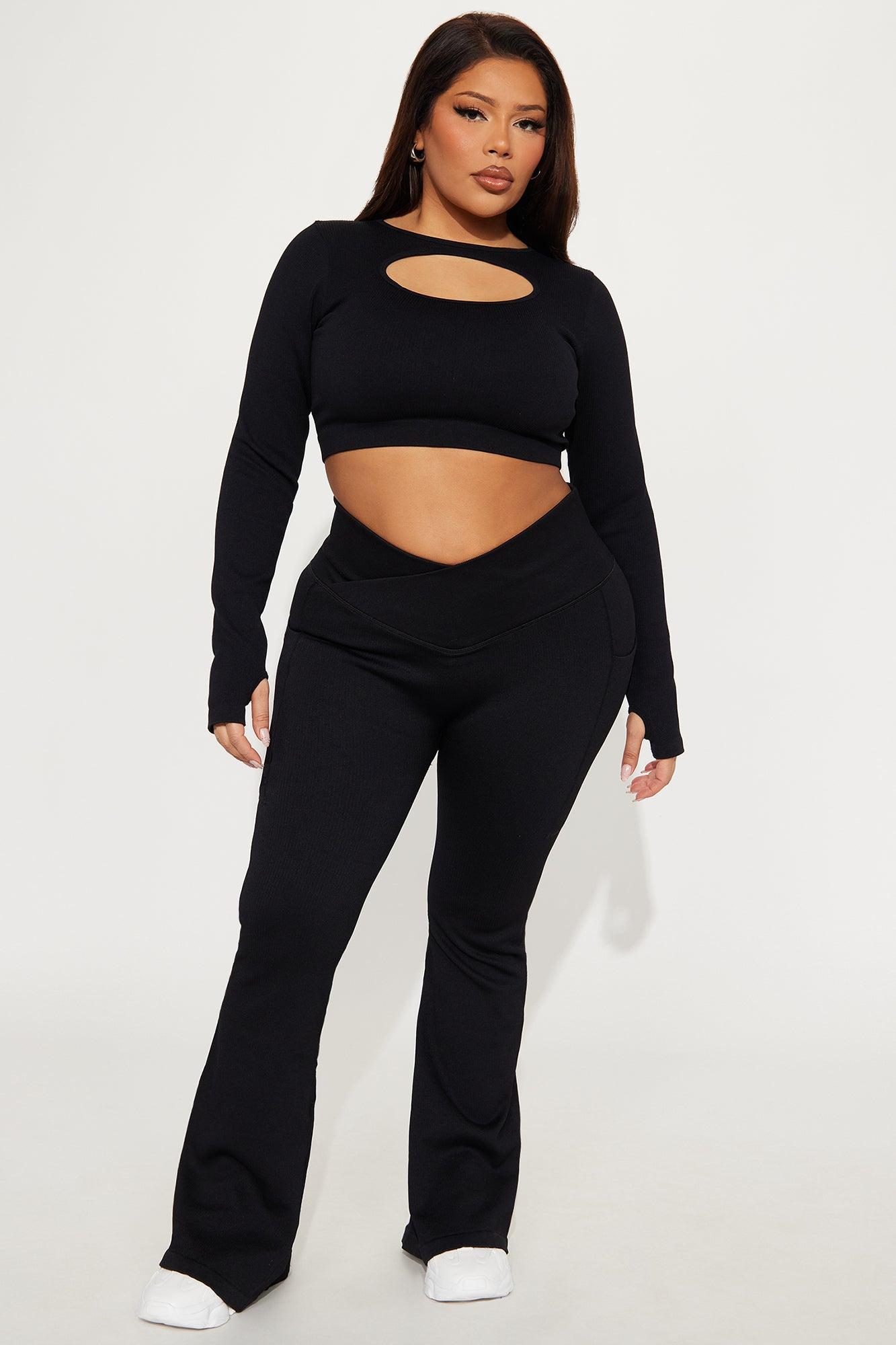 Resistance Effortless Seamless Active Legging - Black Product Image