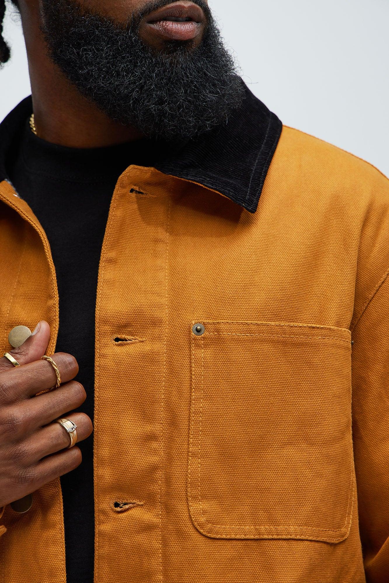 Alexander Utility Canvas Chore Jacket - Tan Product Image