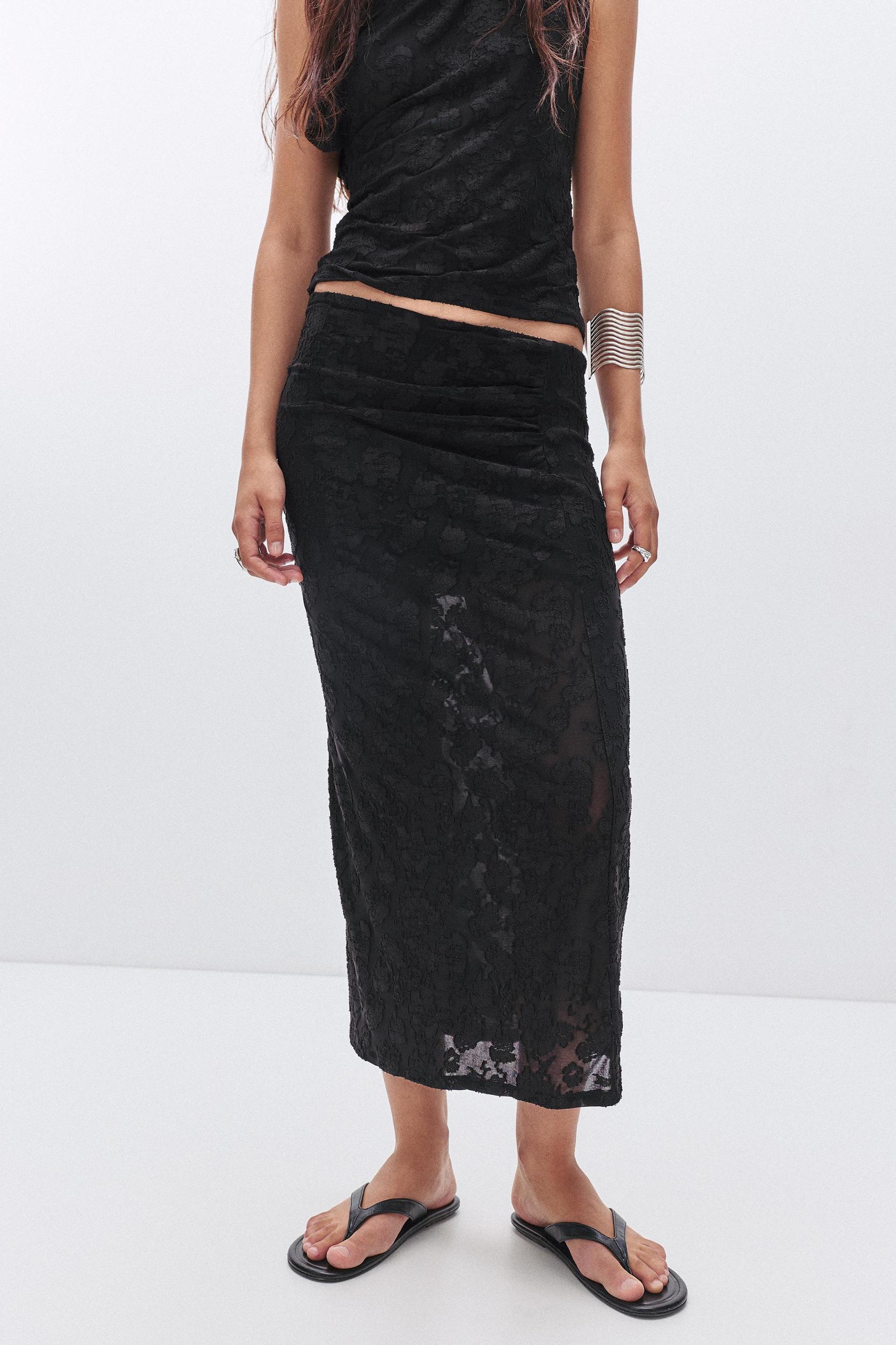 Lace midi skirt Product Image