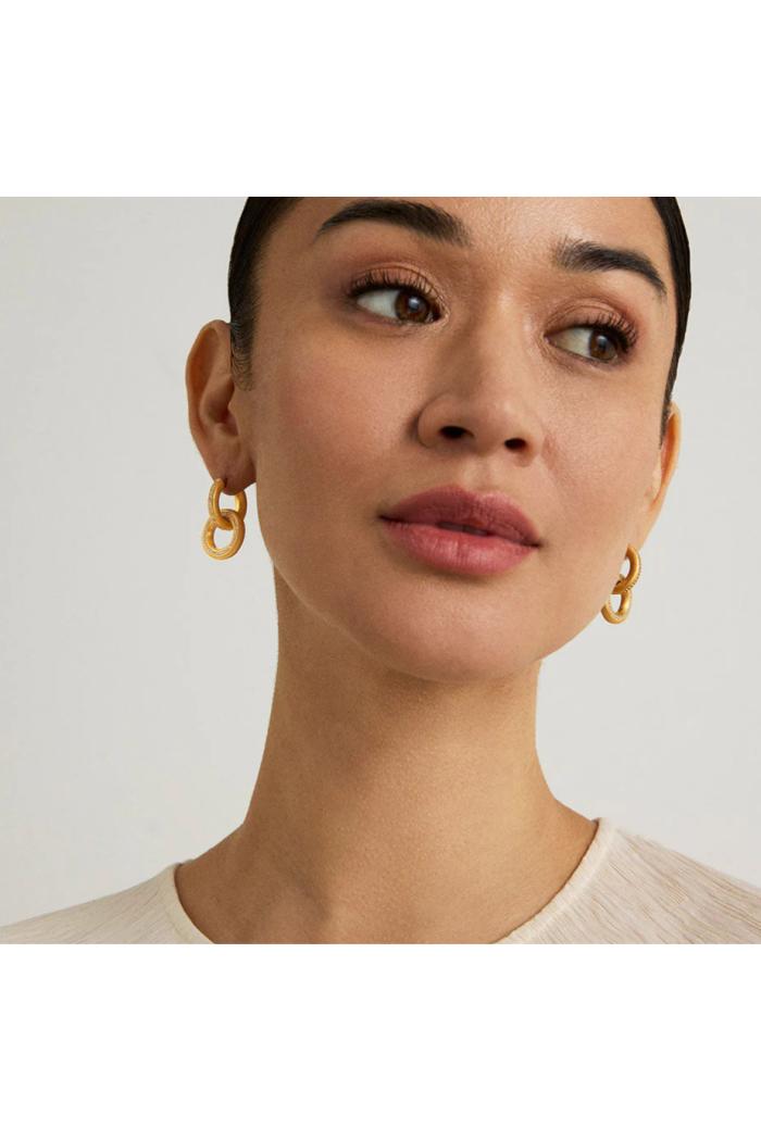 COLETTE PAVE DROP EARRINGS Product Image