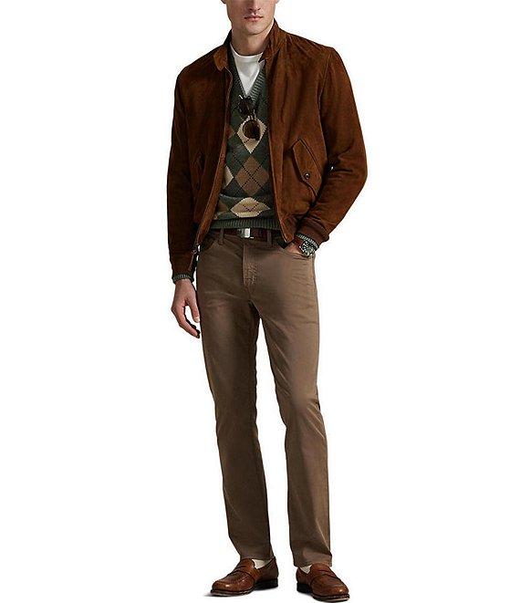 Polo Ralph Lauren Varick Slim Straight Stretch Sateen Pants Product Image