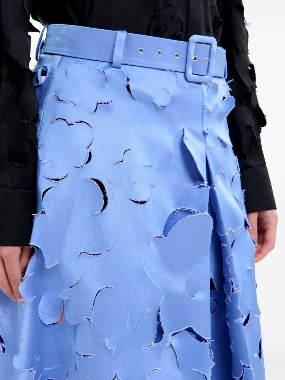 belted midi skirt Product Image