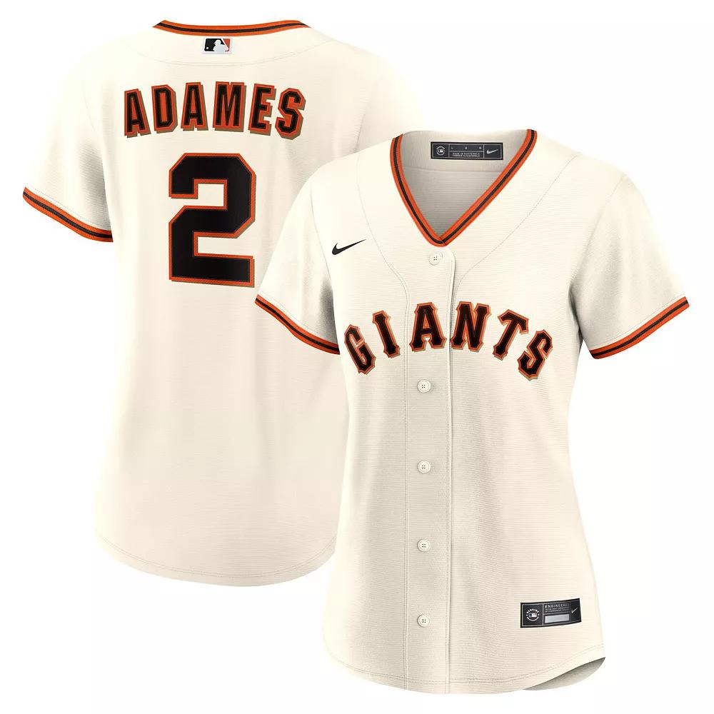Women's Nike Willy Adames Cream San Francisco Giants Home Replica Jersey, Size: Small, Beige Product Image