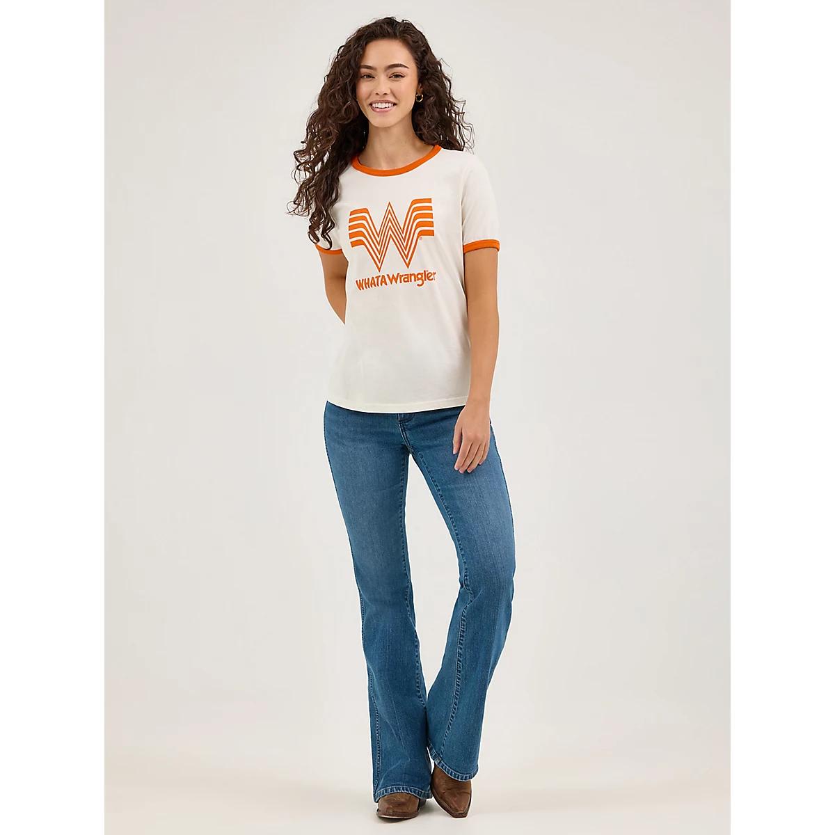 Wrangler x Whataburger Women's Ringer Tee | Women's TOPS | Wrangler® Product Image