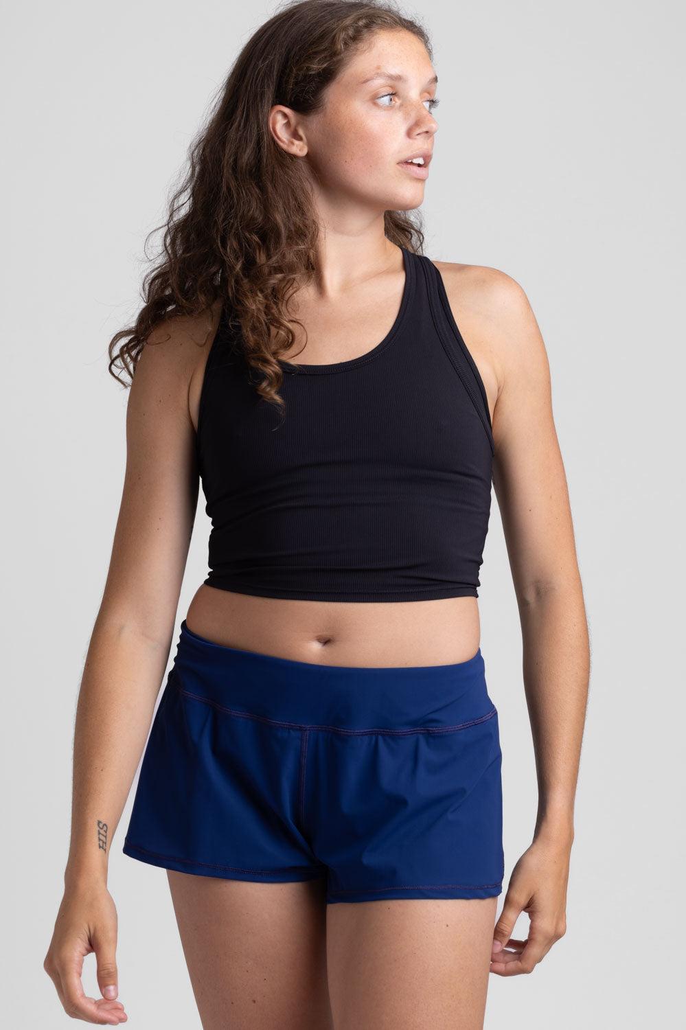 Poppy Run Short - Navy Female Product Image