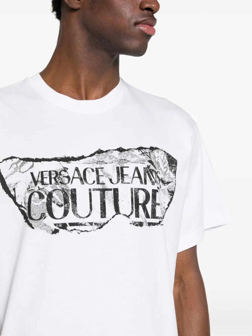 logo-print cotton T-shirt Product Image