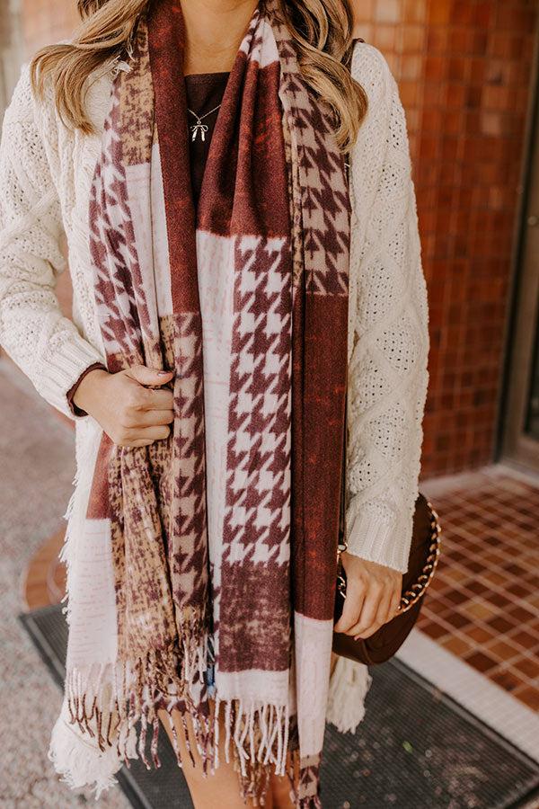 Falls First Chill Scarf in Chestnut Product Image