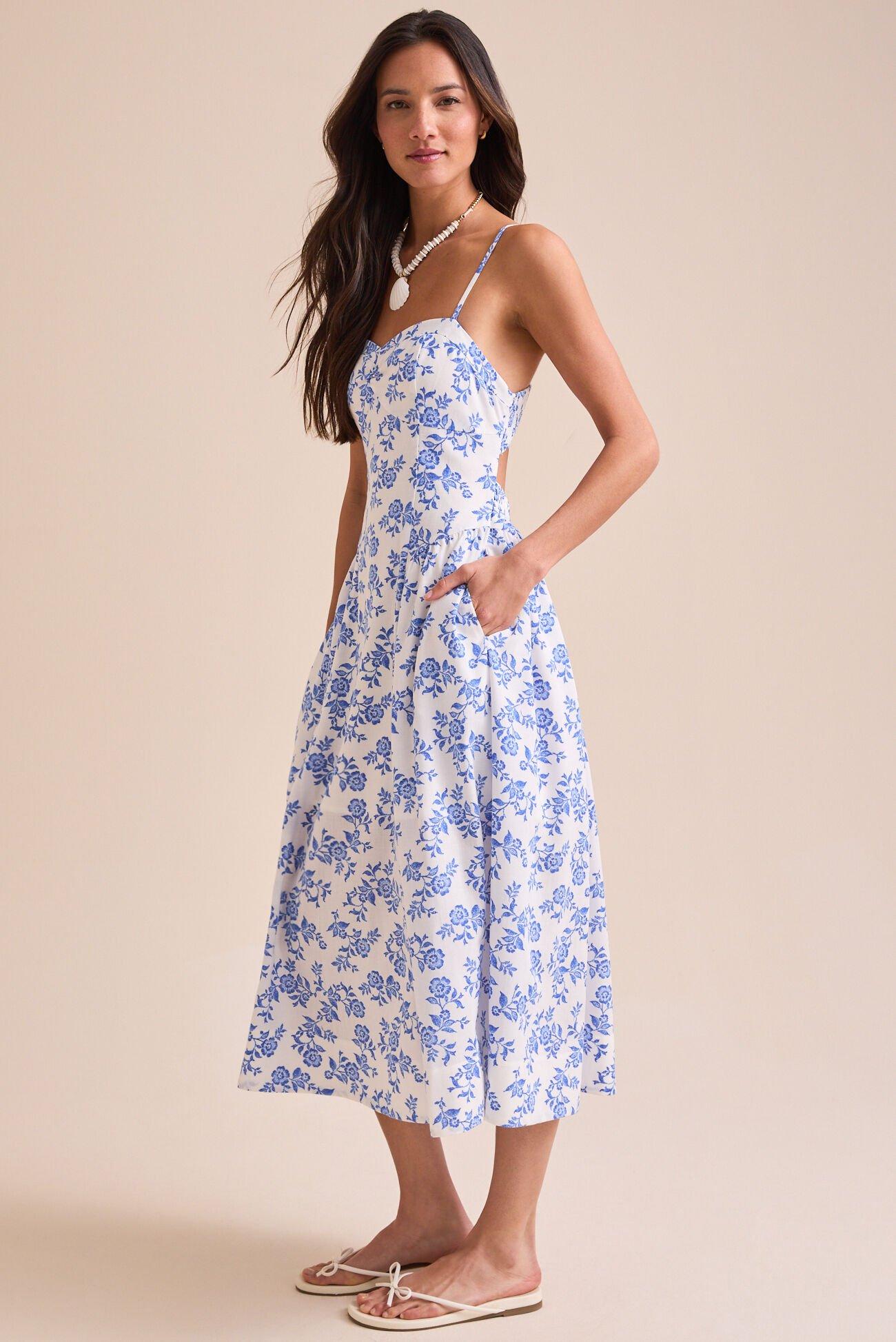 Bayley Floral Midi Dress Product Image