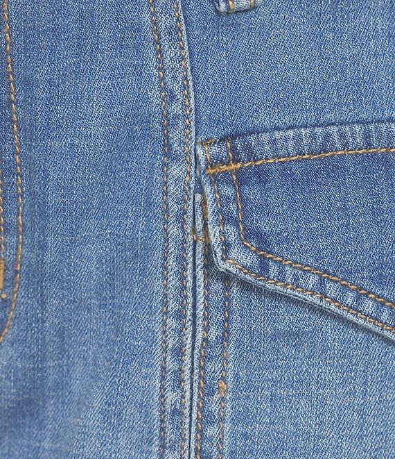 Code Bleu Stretch Denim Mid Rise Utility Skort Product Image