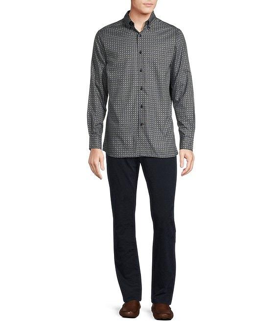 Cremieux Blue Label Twill Geo Print Long Sleeve Woven Shirt Product Image