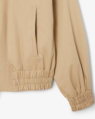 Double Collar Stretch Gabardine Jacket Product Image