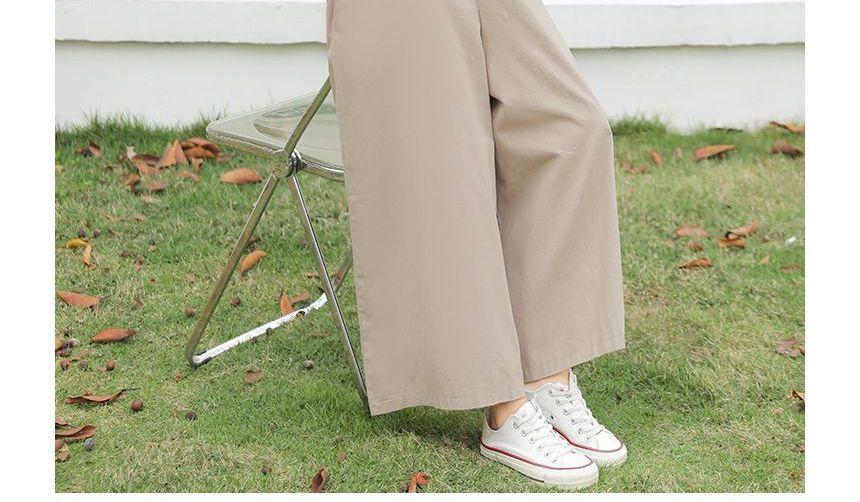 Wide Leg Plain Jumpsuit Product Image