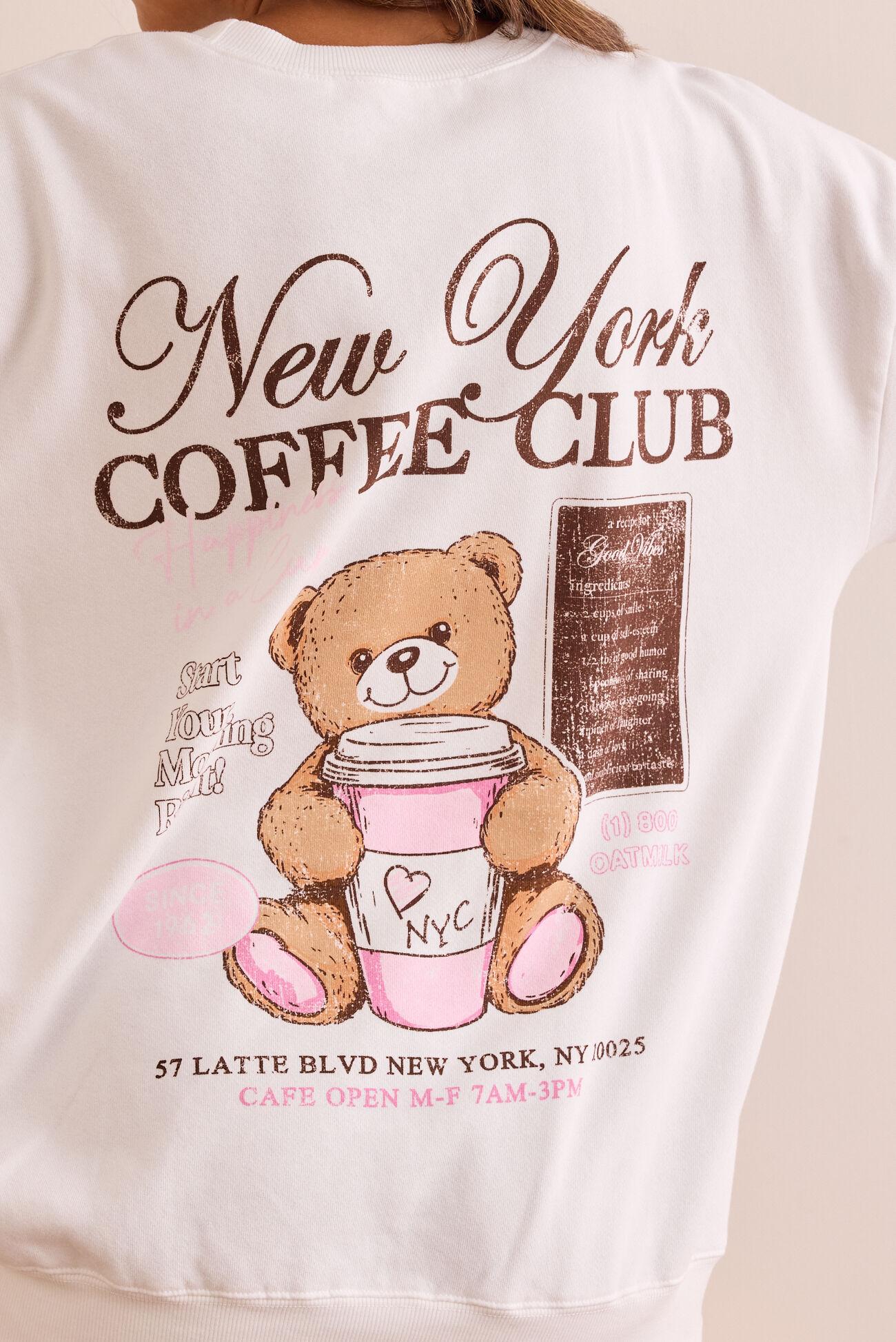 Coffee Club Oversized Sweatshirt Product Image