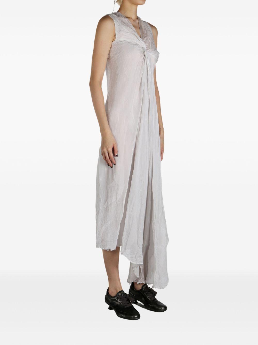 draped sleeveless maxi dress Product Image