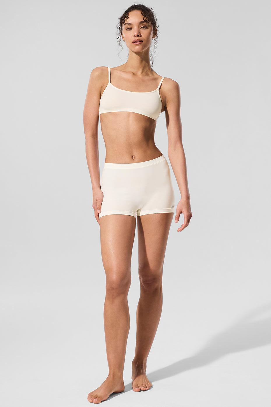 Sheer Glow Boyshort - Ivory Female Product Image