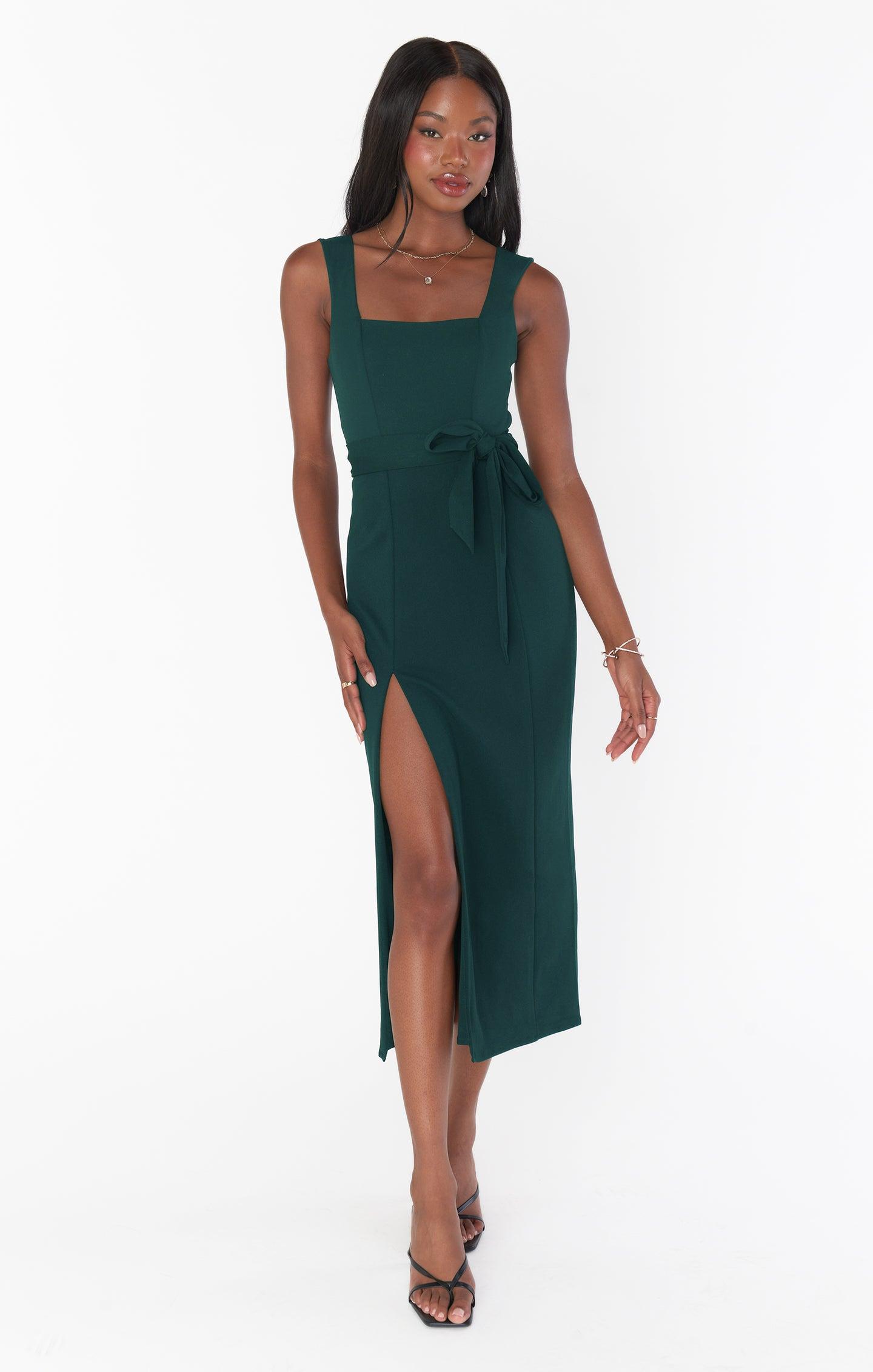 Bridesmaid Sash ~ Emerald Stretch Product Image