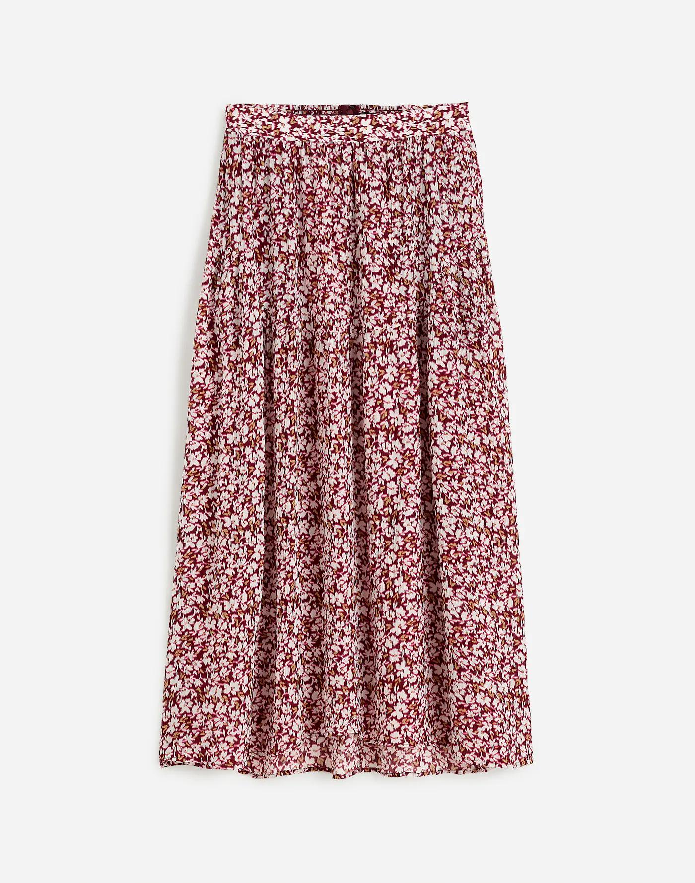 Shirred Maxi Skirt Product Image
