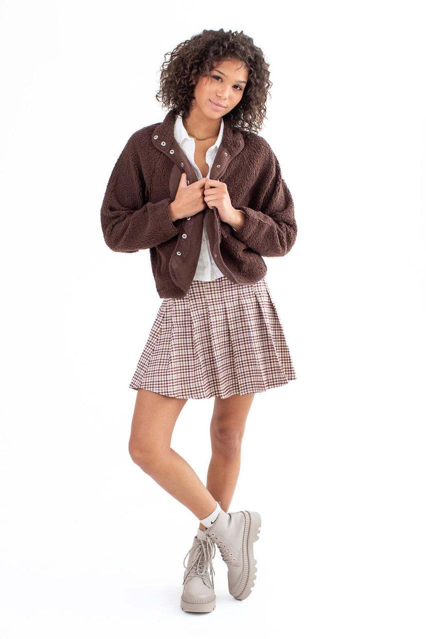 Brown Slope Fleece Jacket Product Image