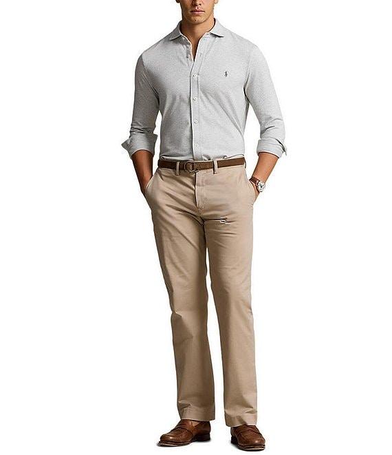 Polo Ralph Lauren Classic Fit Flat-Front Stretch Chino Pants Product Image