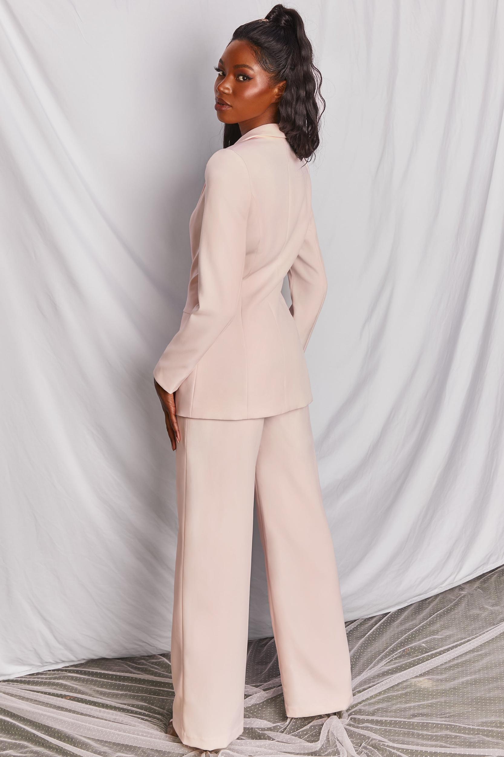 Wide Leg Trousers in Pink Product Image