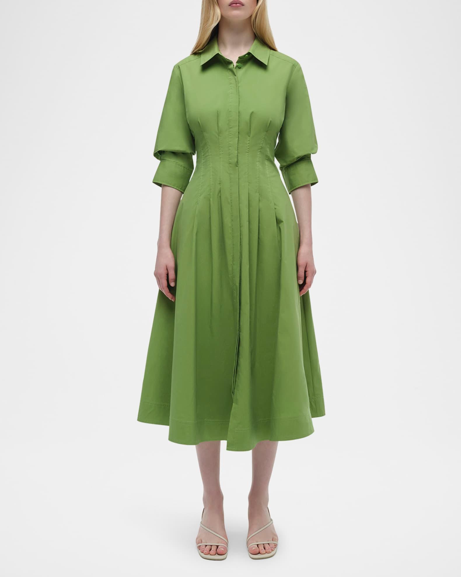 Jazz Pintuck Midi Dress Product Image