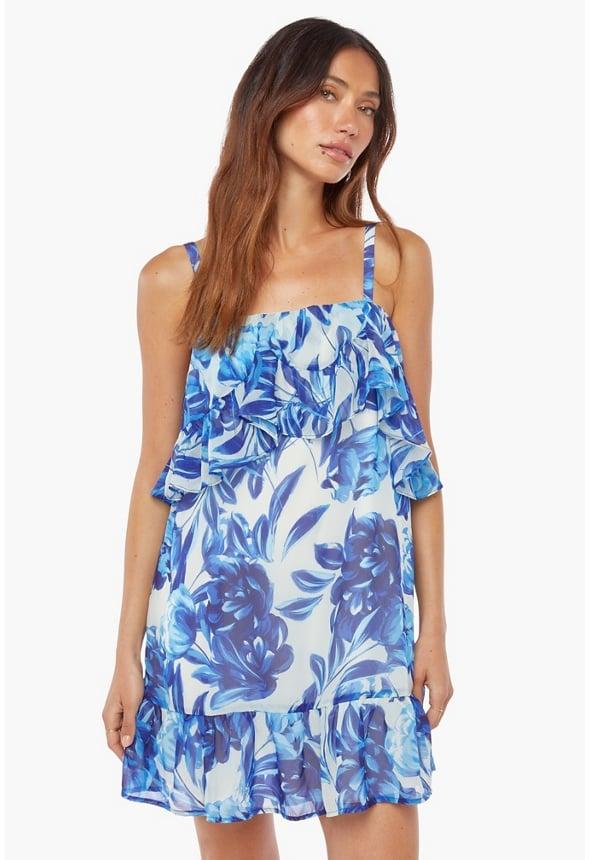 JustFab Margaux Platform Loafer Pump Womens Black/ White Size 8.5 Product Image