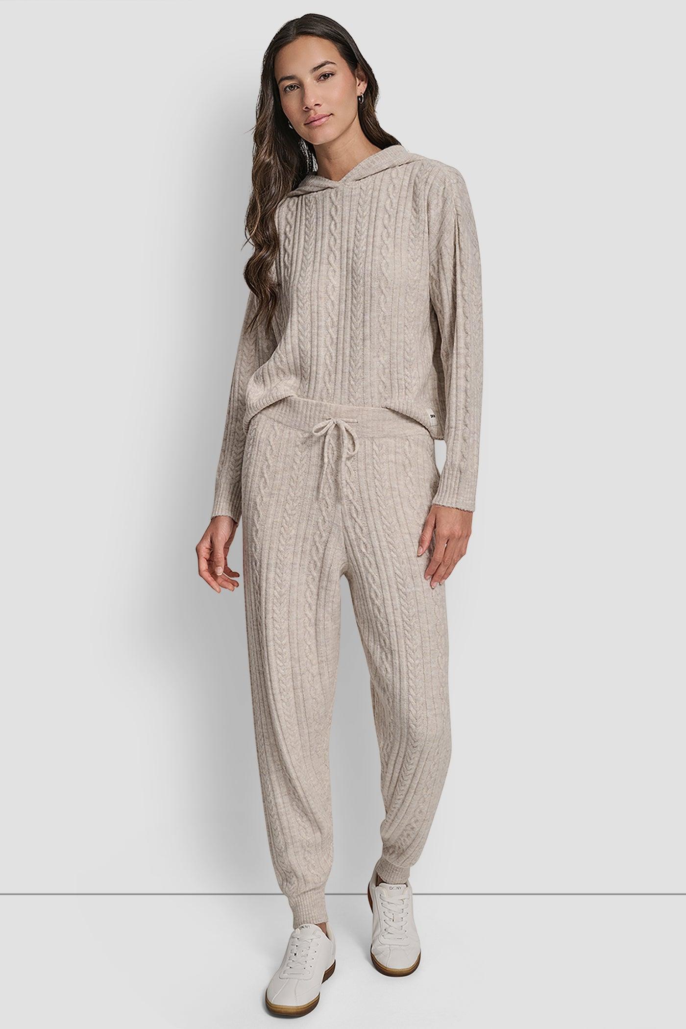 COZY CABLE SWEATER JOGGER Product Image