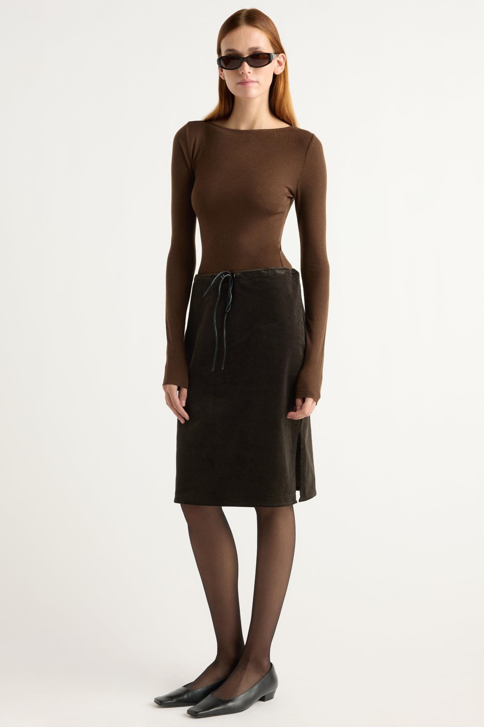 Lana Tencel-Wool Semi-Sheer Tee Product Image