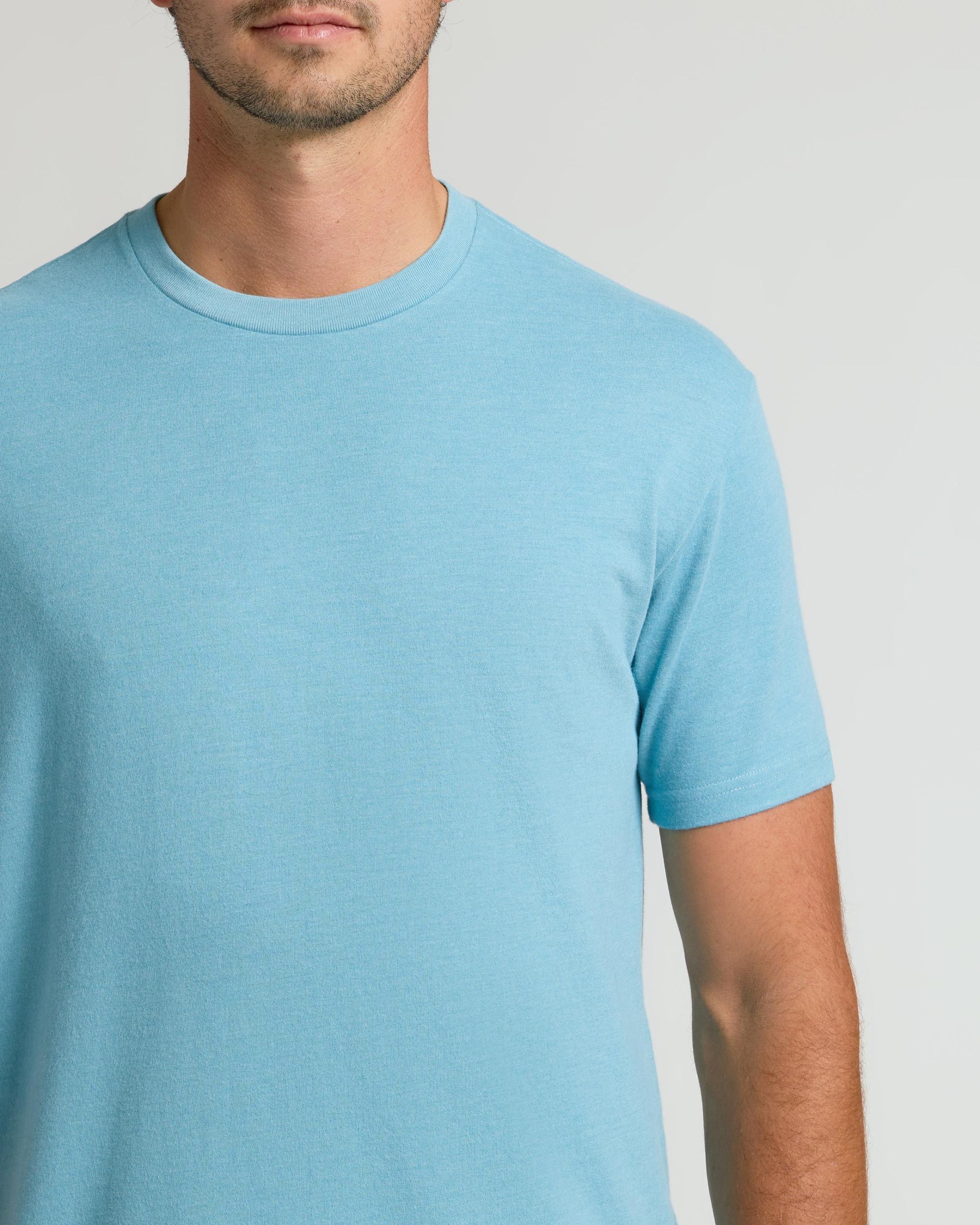 Heather Voyager Tall Straight Hem Crew Neck T-Shirt Product Image