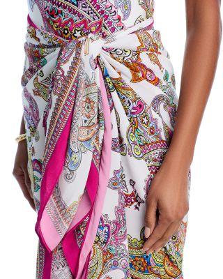 Maribel Bright Paisley Pareo Cover-Up Product Image