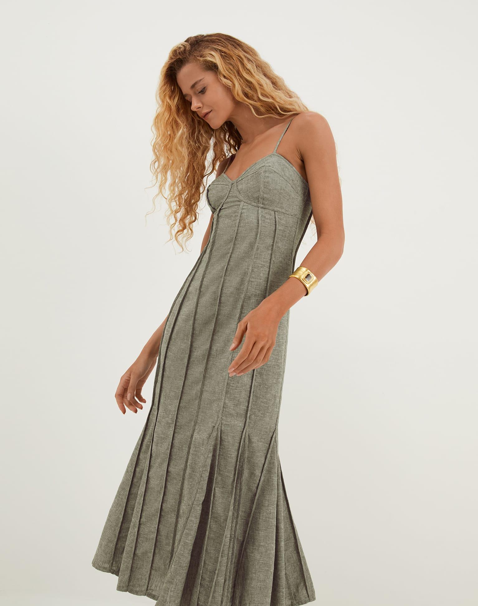 Josephine Midi Dress - Harbor Product Image