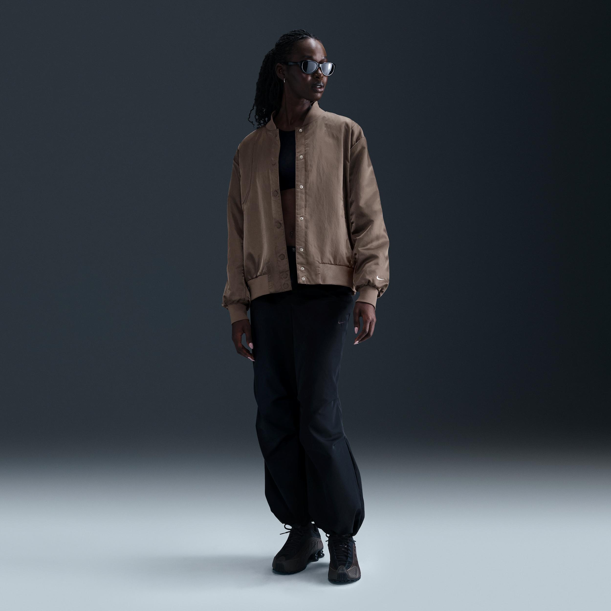 Womens Nike Sportswear Destroyer Oversized Woven Jacket | HJ0971-004 Product Image