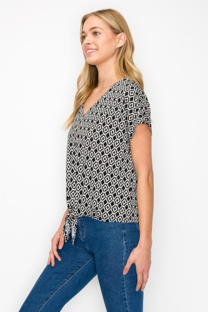 Tie Front Blouse Product Image