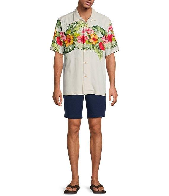Tommy Bahama Hibiscus Hues Short Sleeve Woven Camp Shirt Product Image