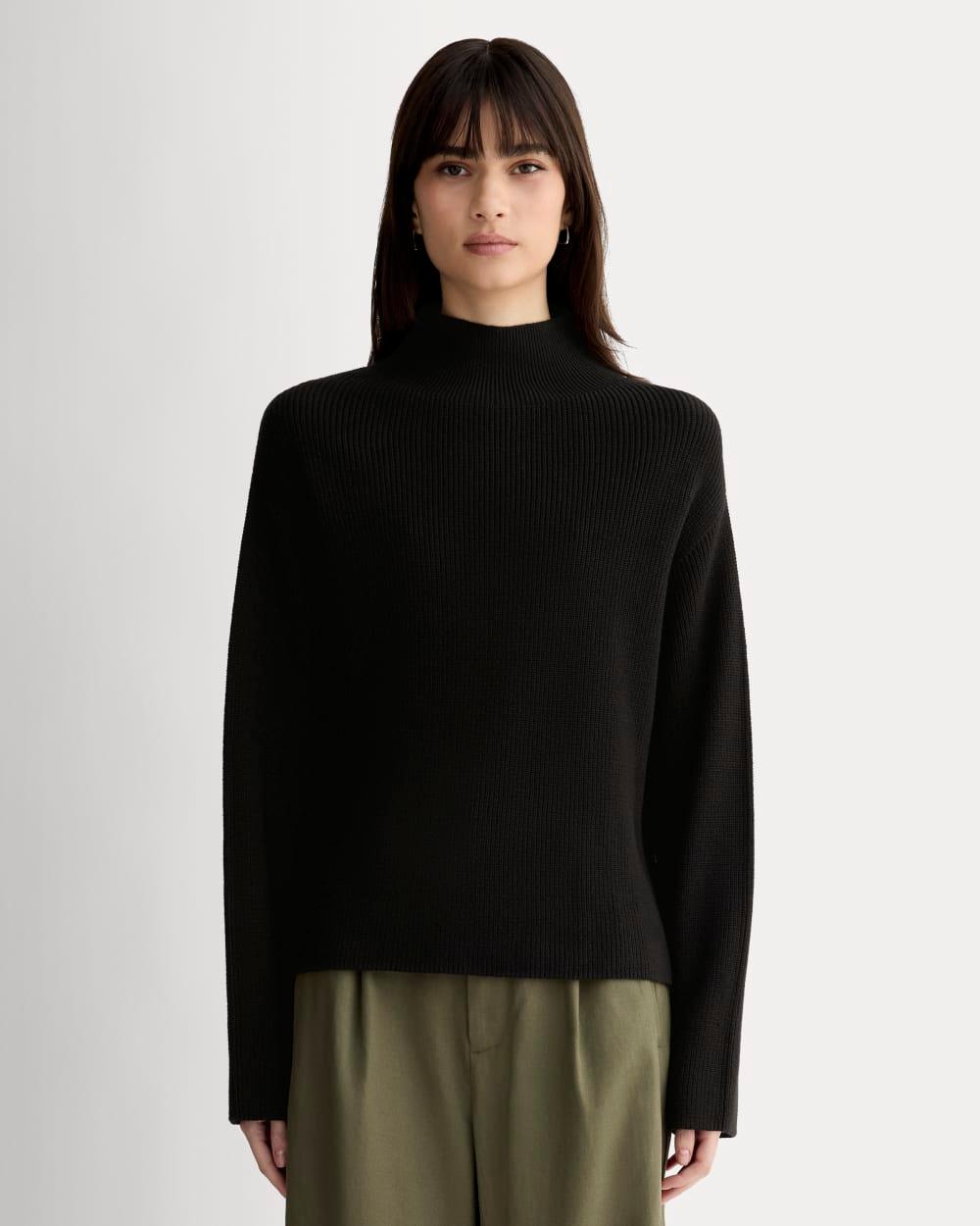 Womens Slouchy Funnel Neck in Everyday Cotton Sweater by Everlane Product Image