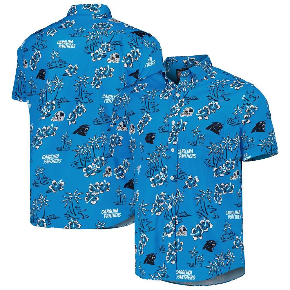 Men's Reyn Spooner Blue Carolina Panthers Kekai Button-Up Shirt,  Product Image