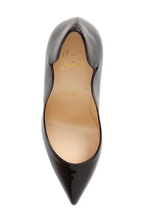 CHRISTIAN LOUBOUTIN Hot Chick Black Patent Leather Pumps Product Image