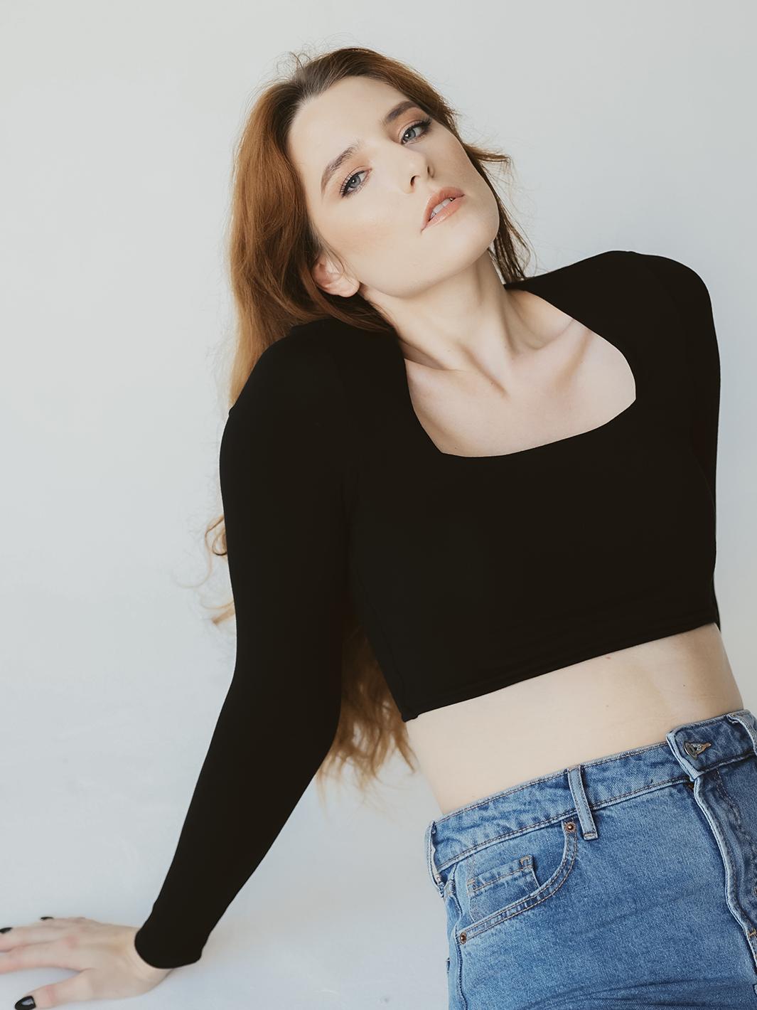 Long Sleeve Square Neck Brami Product Image