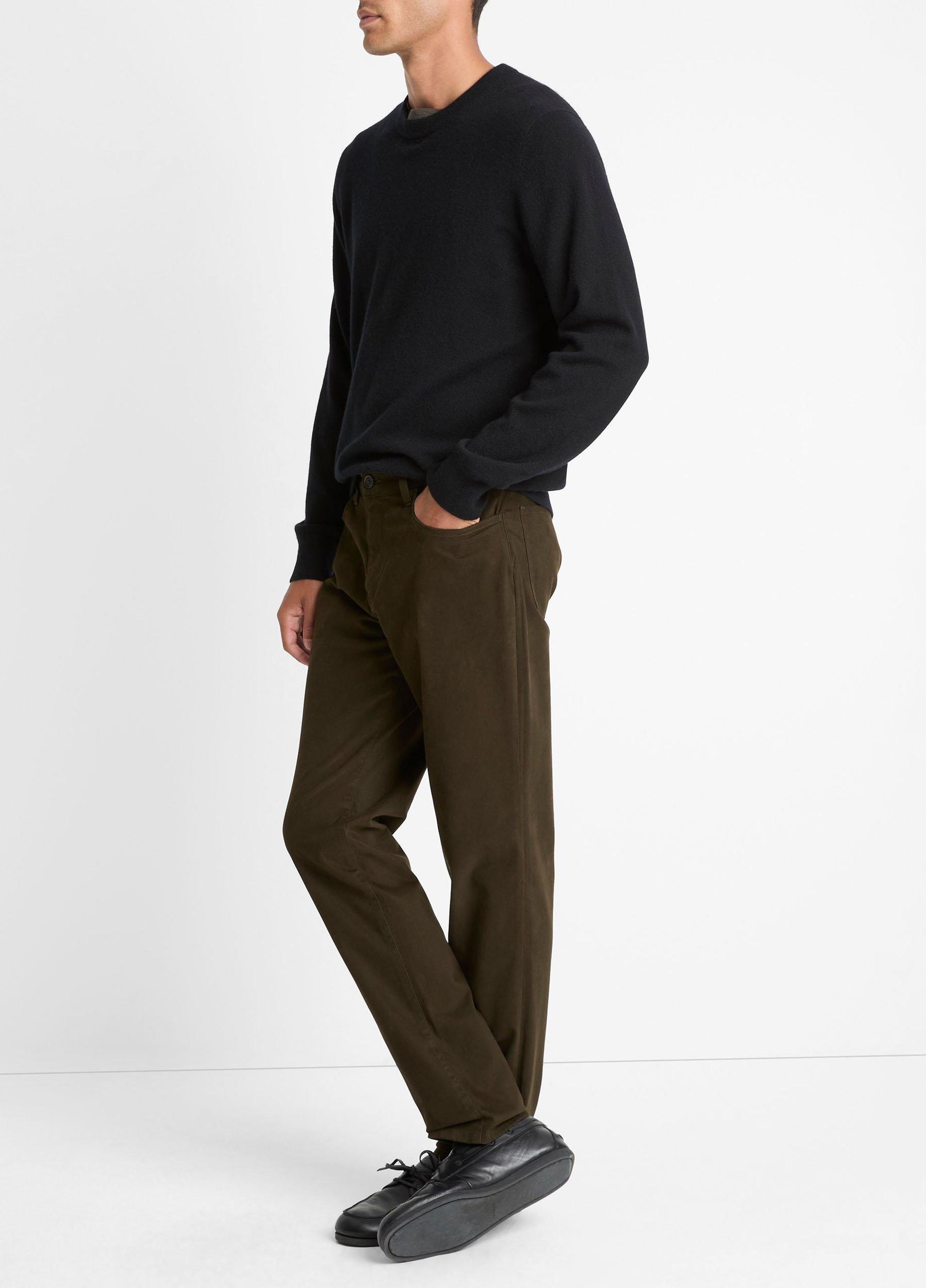 Dylan Slim 5-Pocket Peached Stretch-Cotton Pant Product Image