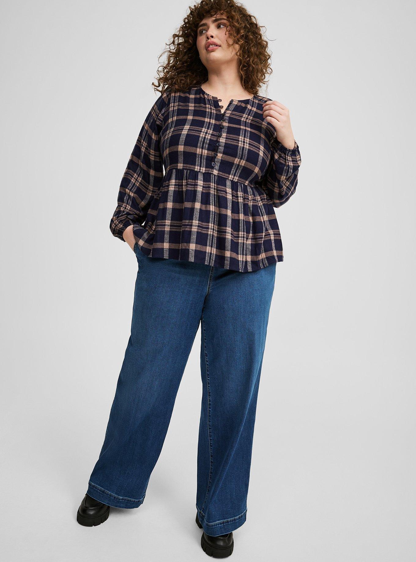 Softest Flannel Pullover Blouse Product Image