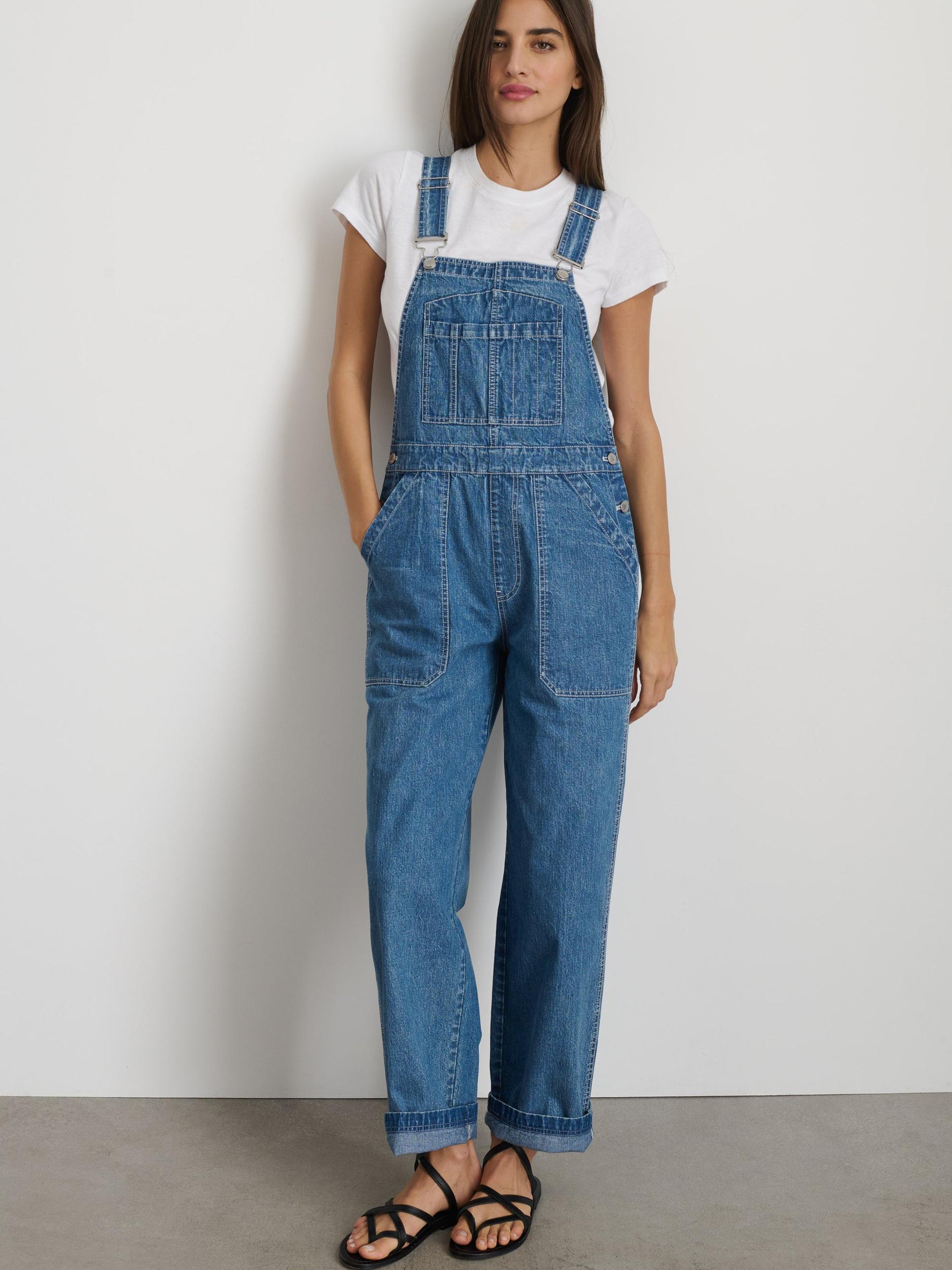 Lili Overall in Denim Product Image