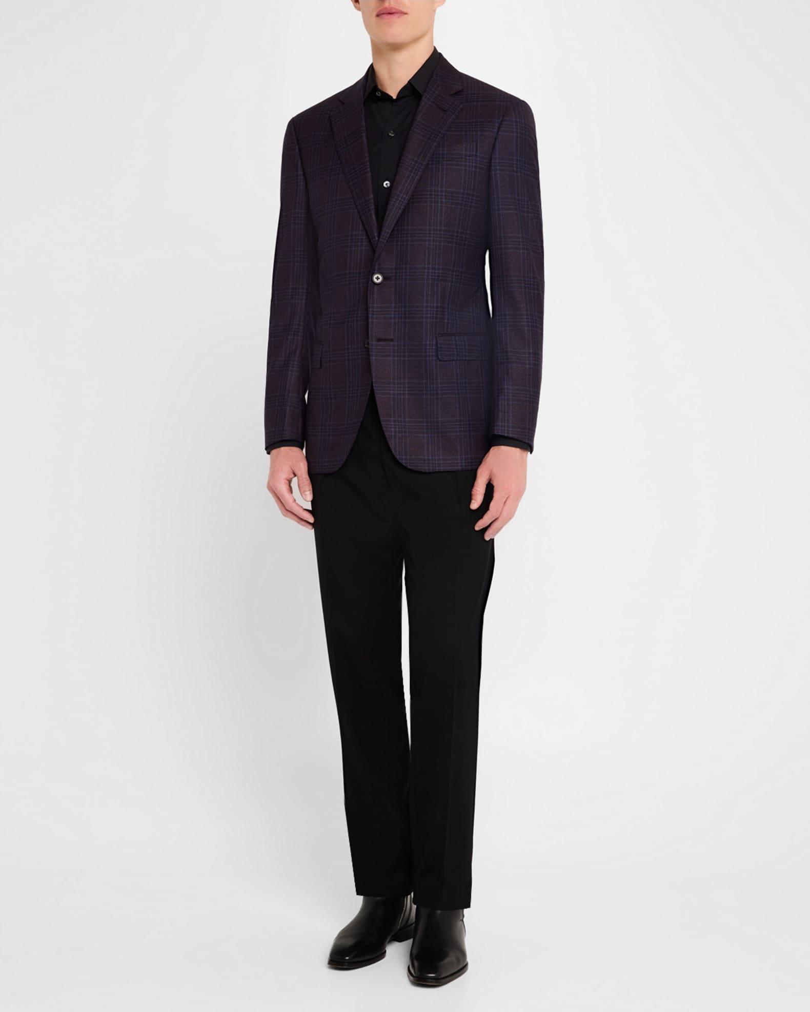 Men's 130s Wool Plaid Sport Coat Product Image