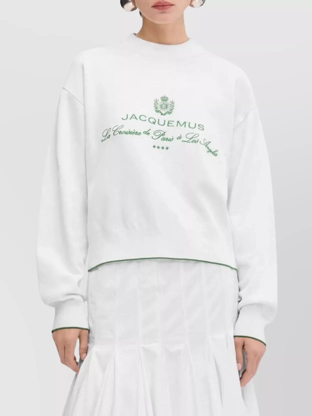 logo-embroidered sweatshirt Product Image