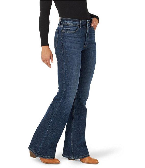 Wrangler® High Rise Fierce Flare Jeans Product Image