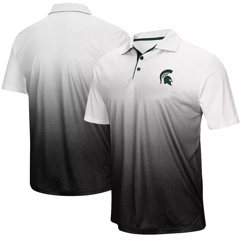 Mens Colosseum Gray Michigan State Spartans Magic Team Logo Polo Product Image