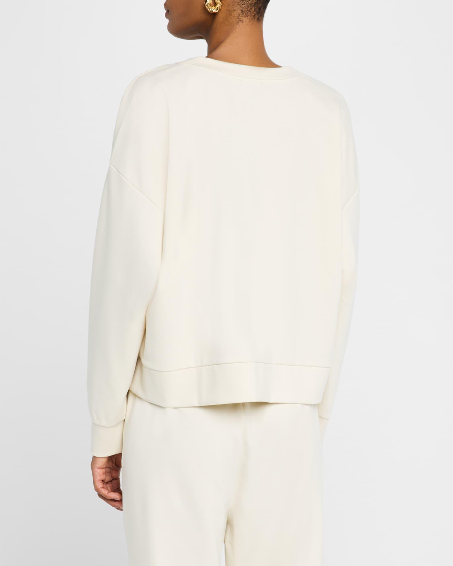 Crewneck Lightweight Ponte Sweatshirt Product Image